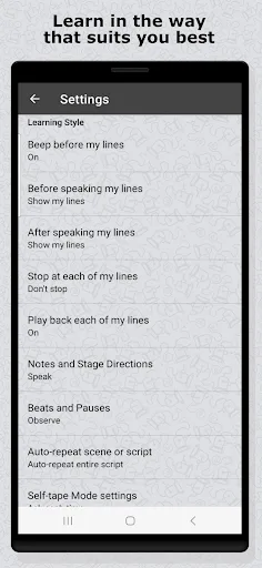 Script Rehearser screenshot 2
