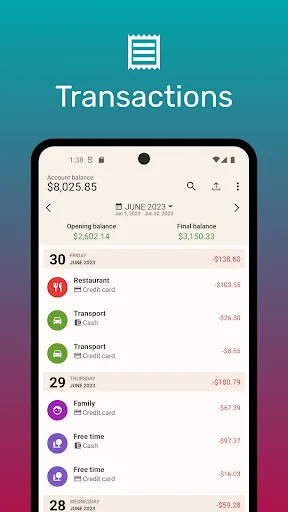 Kakebo: expense tracker budget screenshot 3