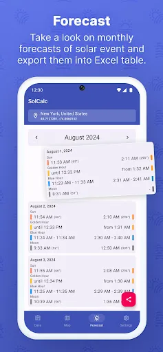 SolCalc - Solar Calculator screenshot 4