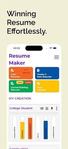 Ai Resume - Smart CV maker screenshot 1