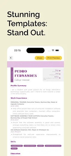 Ai Resume - Smart CV maker screenshot 3