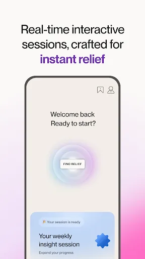 Reveri: Relief in Minutes screenshot 1