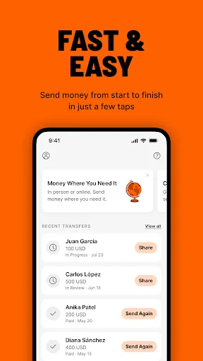 Ria Money Transfer screenshot 2