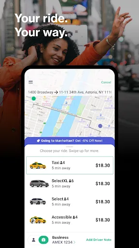 Curb - Request & Pay for Taxis screenshot 1