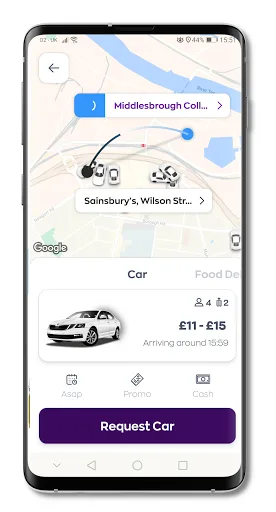 RIDE TAXI APP screenshot 2