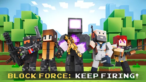 Block Force - 3D Pixel Shooter screenshot 1