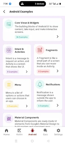 Learn Android Kotlin Tutorial screenshot 4
