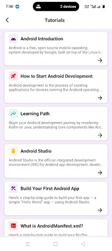 Learn Android Kotlin Tutorial screenshot 5