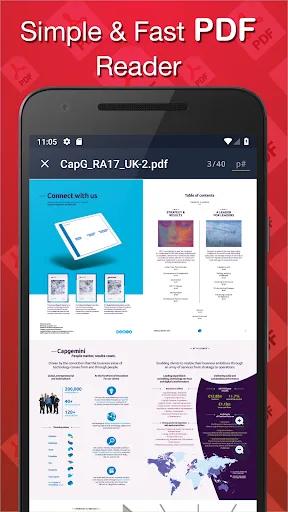 Simple PDF Reader  -  Pro screenshot 1