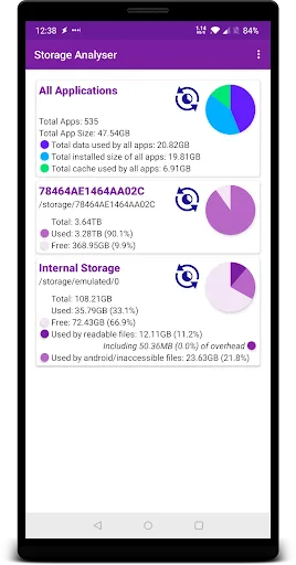 Storage Analyzer screenshot 1