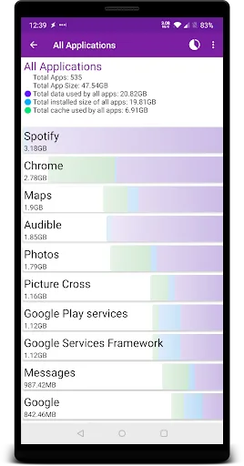 Storage Analyzer screenshot 4