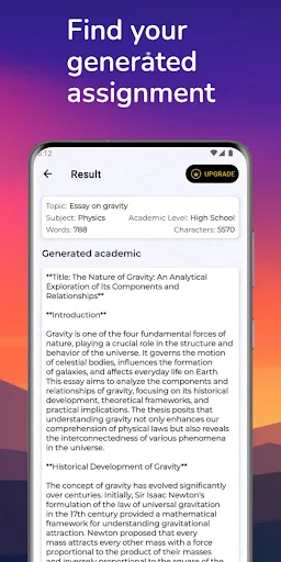 AI Academic Helper For Student screenshot 1