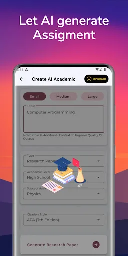AI Academic Helper For Student screenshot 2