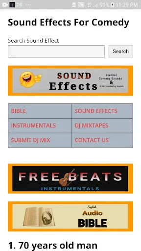 Sound Effects For Comedy screenshot 1