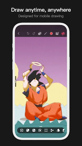Pofi Brush - Sketch & Paint screenshot 1