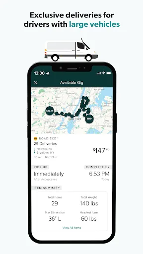 Roadie Driver screenshot 4