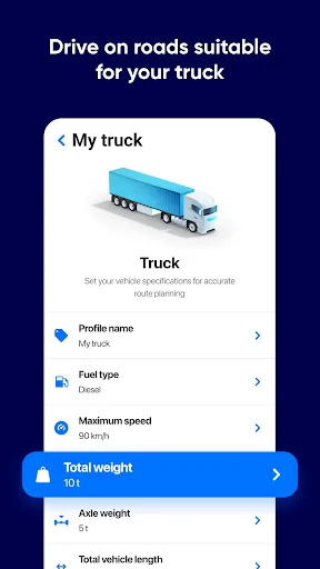 Eurowag Navigation - Truck GPS screenshot 2