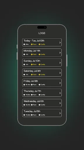 Robinhood ELD screenshot 2