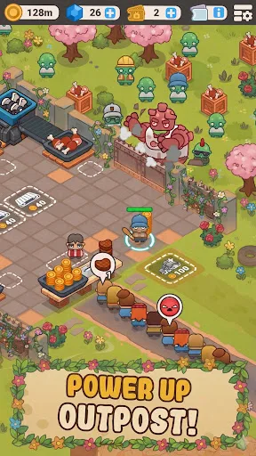 Idle Outpost: Upgrade Games screenshot 4