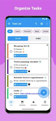 TodoMaster: Todo-List & Tasks screenshot 1