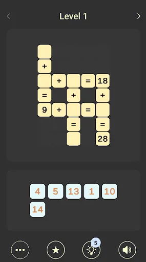 Math Cross - Number Puzzle screenshot 5
