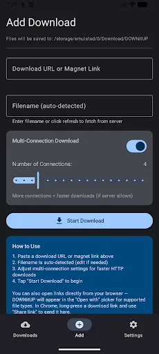 DOWNitUP - Download Manager screenshot 3
