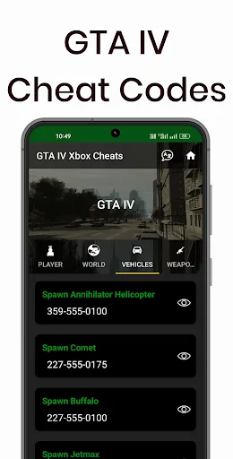 GTA Cheats screenshot 4