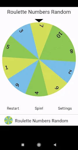 Roulette Numbers Random screenshot 1