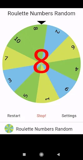 Roulette Numbers Random screenshot 2