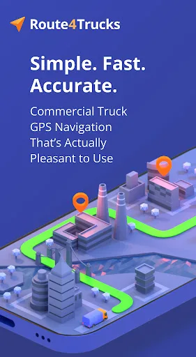 Route4Trucks - Truck GPS App screenshot 1