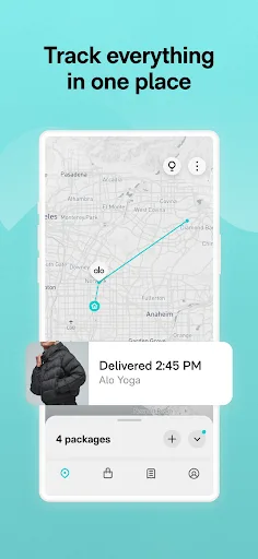Route: Package Tracker screenshot 1