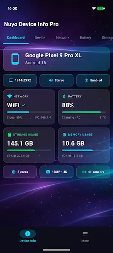 Nuyo Device Info Pro screenshot 1