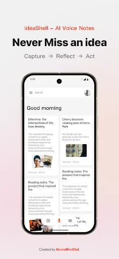 ideaShell: AI Voice Notes screenshot 1