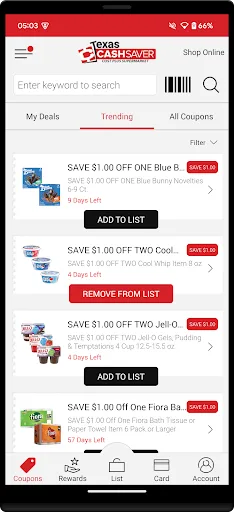 Texas Cash Saver screenshot 3