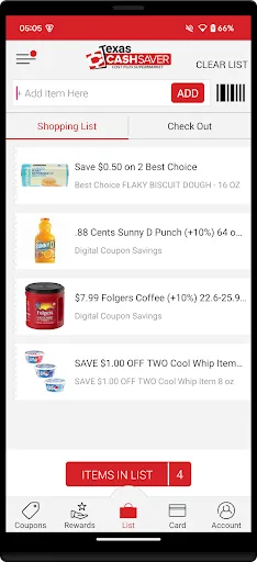 Texas Cash Saver screenshot 5