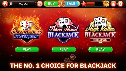 Blazing Bets Blackjack 21 screenshot 1