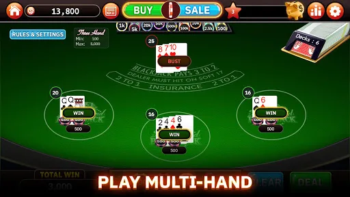 Blazing Bets Blackjack 21 screenshot 5