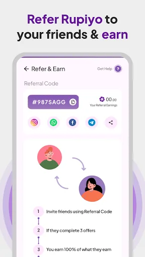Earn money online cash Rupiyo screenshot 5