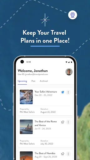 Travel Portal screenshot 1
