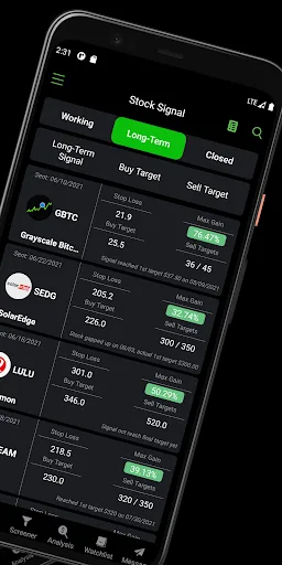 Stocks Signals - Stock Tracker screenshot 2