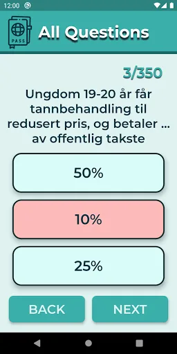 Samfunnsprøve Citizenship test screenshot 5