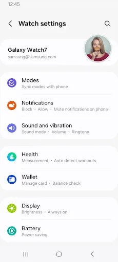 Galaxy Wearable screenshot 3