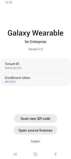 Galaxy Wearable for Enterprise screenshot 1
