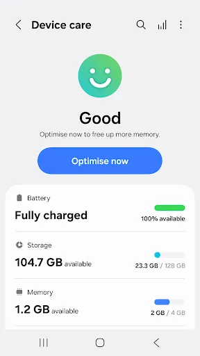 Device Care screenshot 1