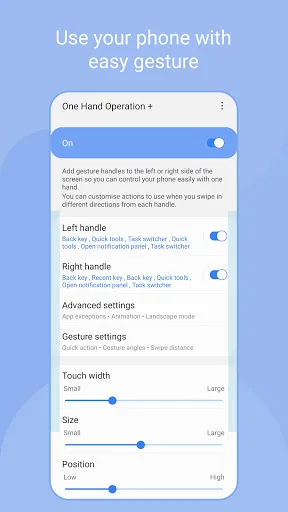 One Hand Operation + screenshot 2