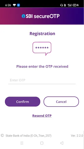 SBI Secure OTP screenshot 5