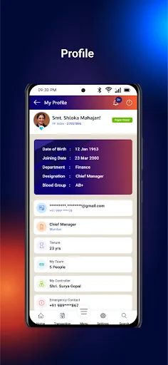 MyHRMS screenshot 5