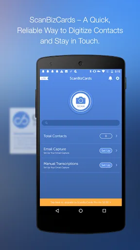 ScanBizCards Lite - Business C screenshot 1
