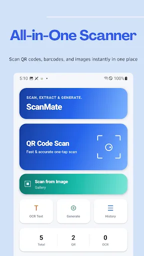 QR Scanner & Barcode ScanMate screenshot 2