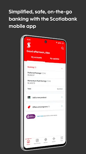 Scotiabank Mobile Banking screenshot 1